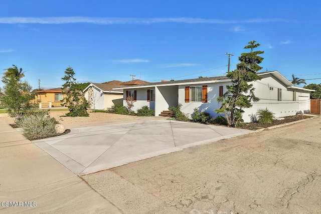 view of ranch-style home