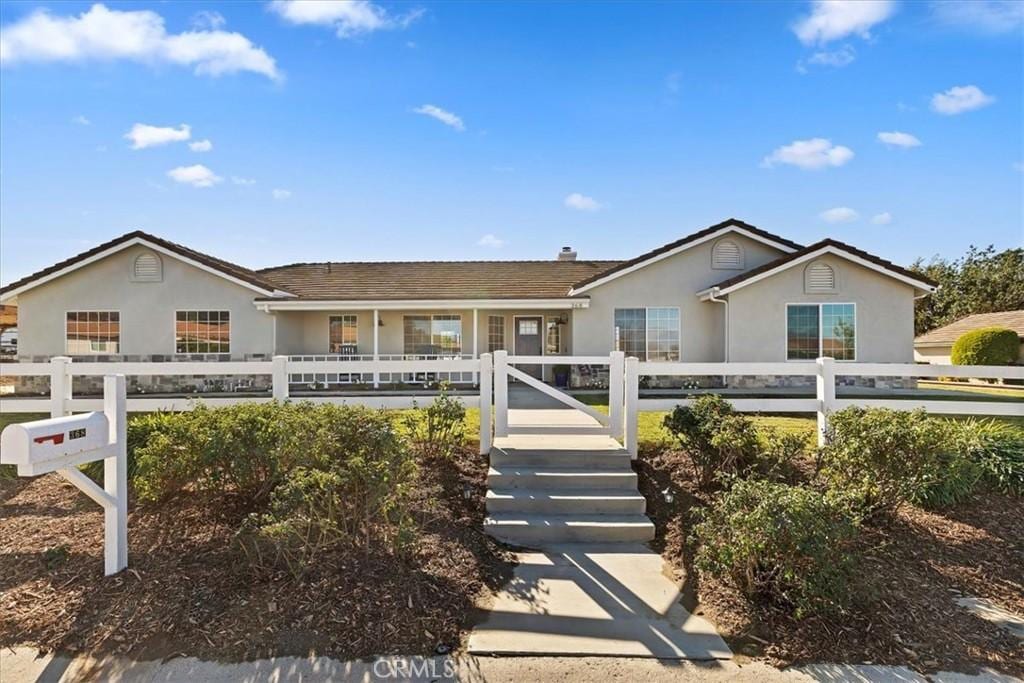 view of ranch-style home