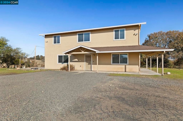 view of front of home