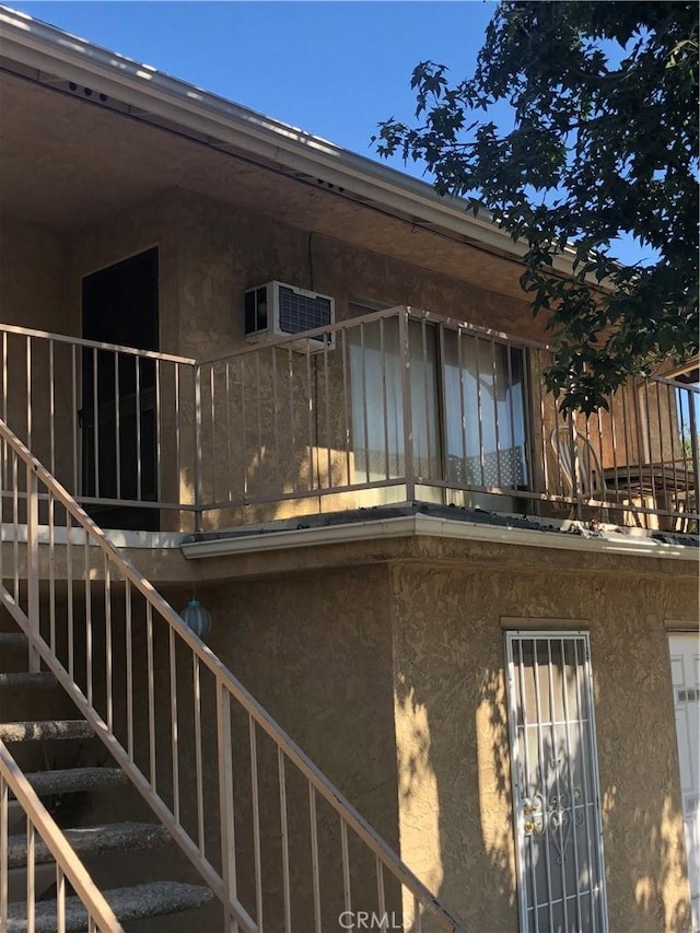 view of home's exterior featuring cooling unit