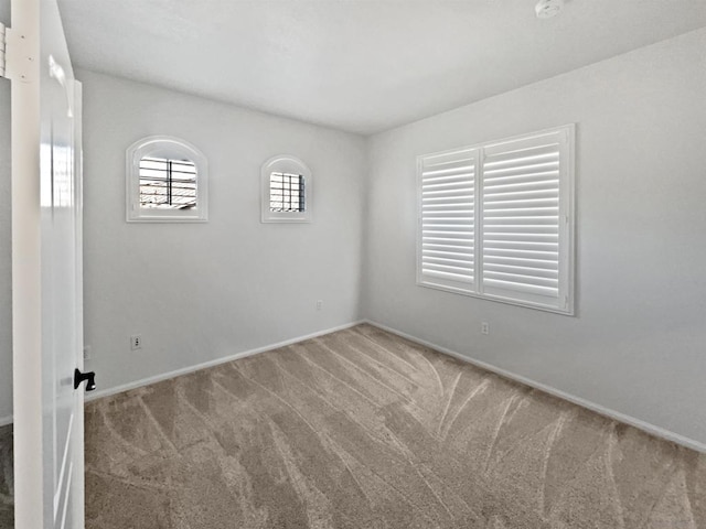 unfurnished room featuring carpet floors