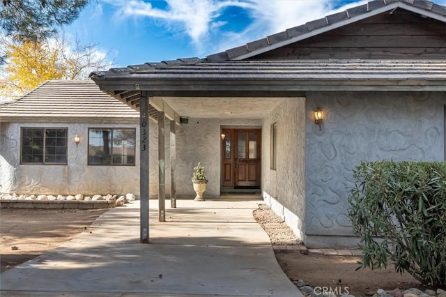 view of entrance to property