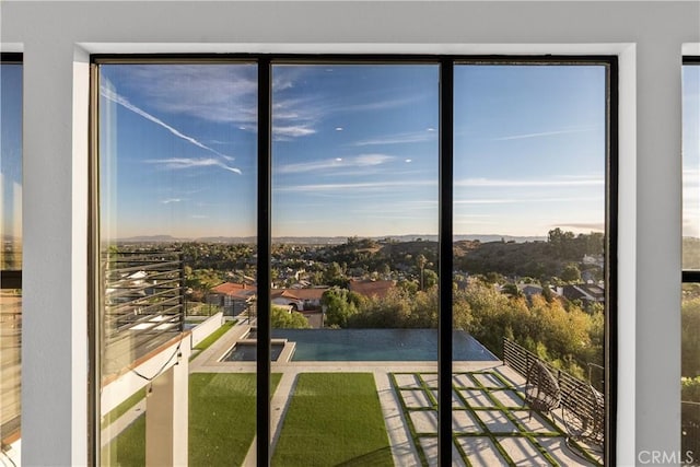 doorway to outside with a wealth of natural light