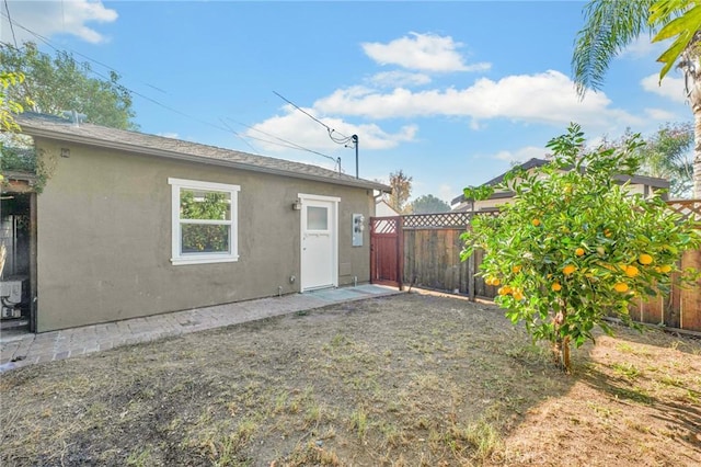 view of rear view of property