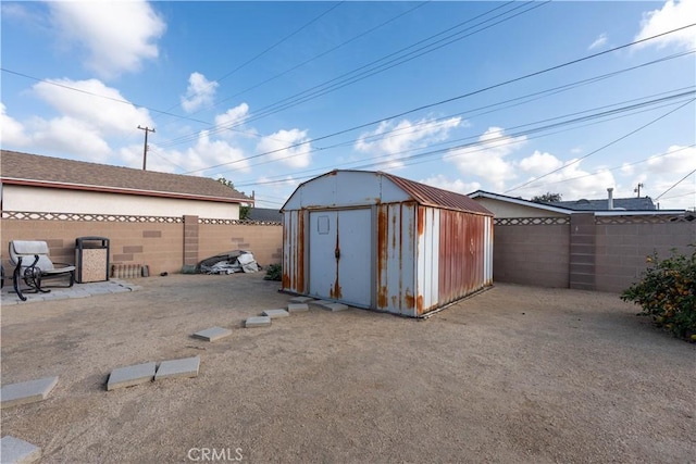 view of outbuilding