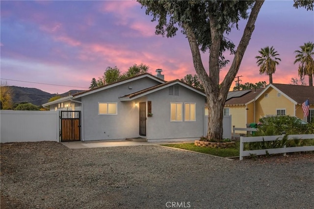 view of ranch-style home