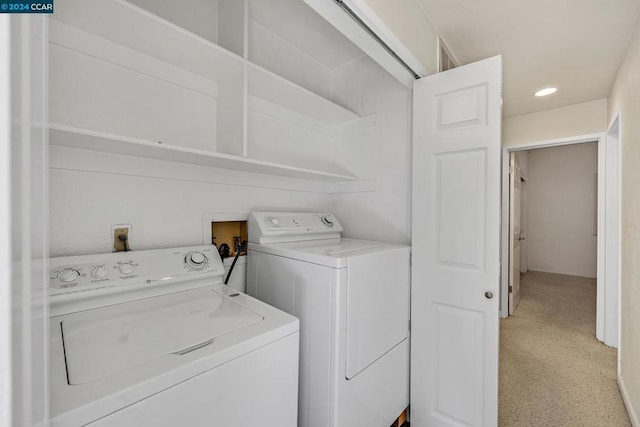 laundry area featuring independent washer and dryer