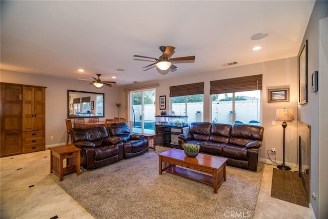 view of living room