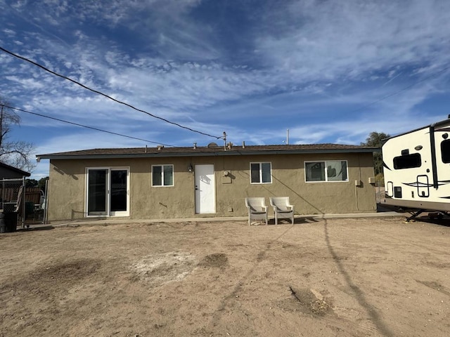 view of rear view of property