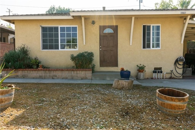 view of front of property