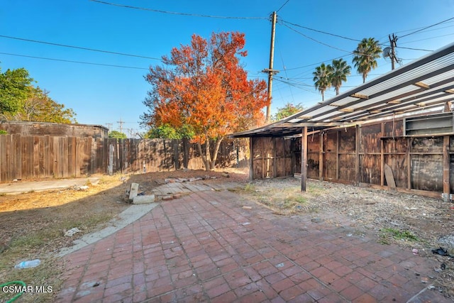 view of patio