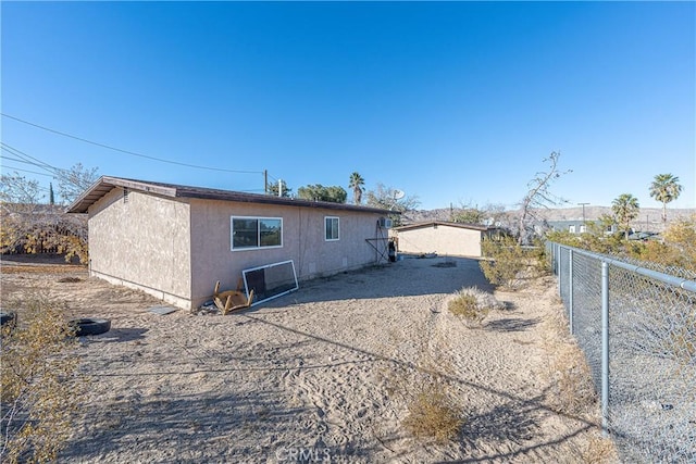 view of back of property