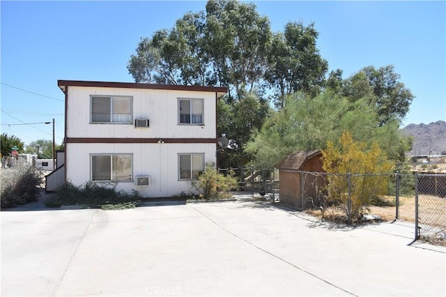 view of rear view of property