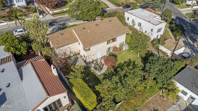 drone / aerial view featuring a residential view