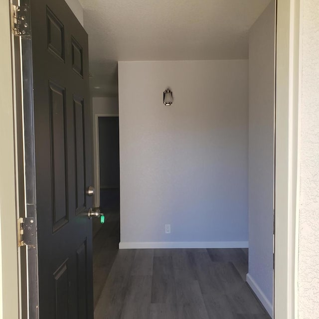 entryway featuring dark hardwood / wood-style floors