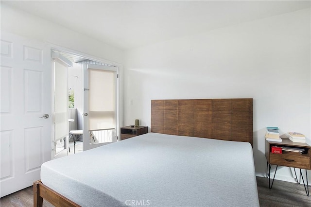 253 Fairview St, Laguna Beach, CA 92651 - bedroom featuring dark wood finished floors
