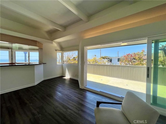 253 Fairview St, Laguna Beach, CA 92651 - interior space with beam ceiling