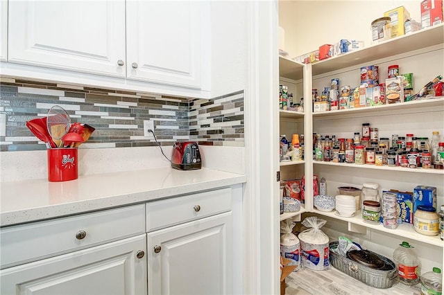 view of pantry