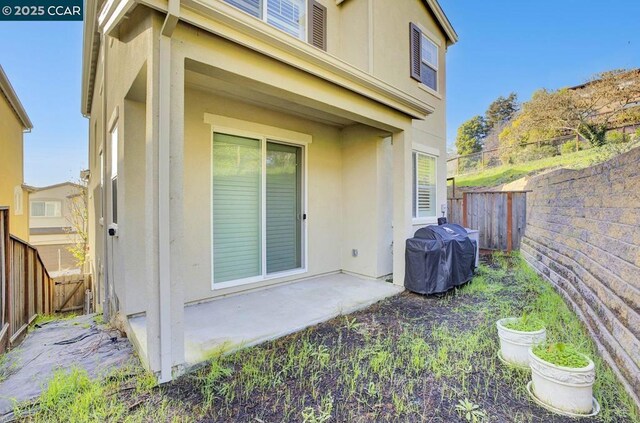 exterior space with a patio area