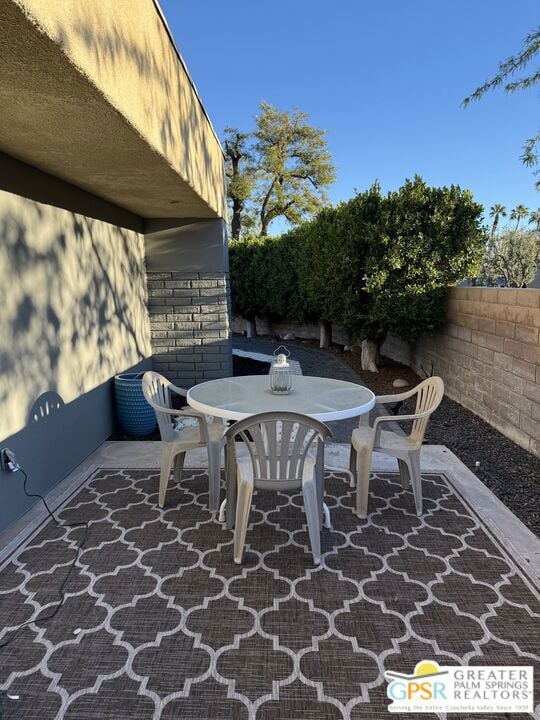 view of patio