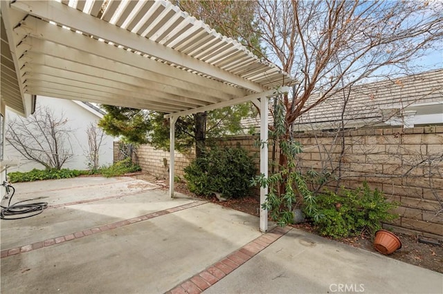 view of patio