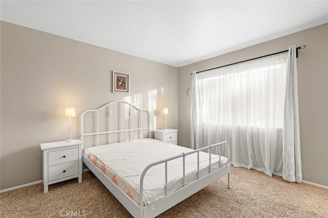 bedroom featuring carpet floors