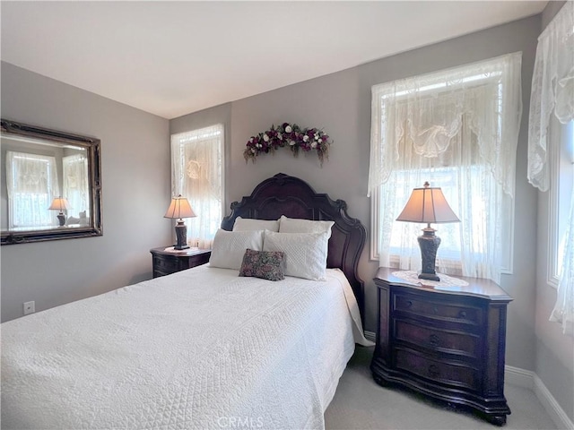 bedroom with carpet flooring