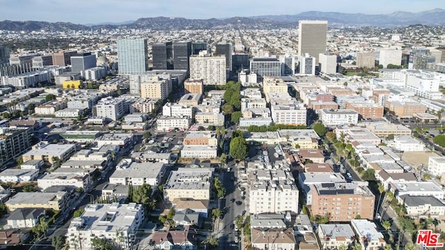 city view with a mountain view