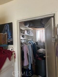 view of closet