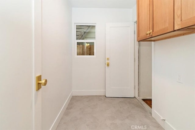 view of laundry room