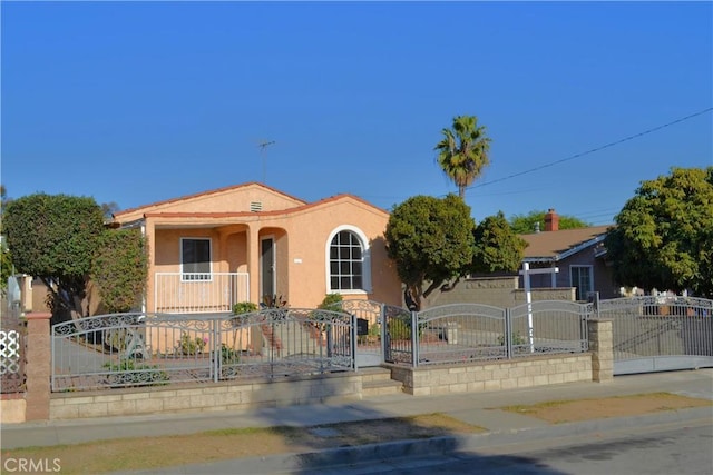 view of front of property