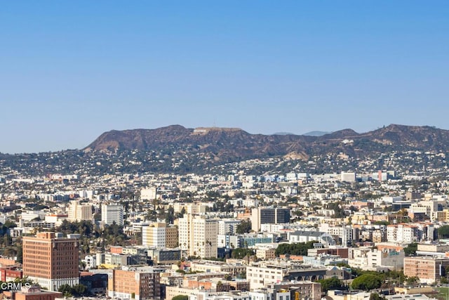 view of city with a mountain view