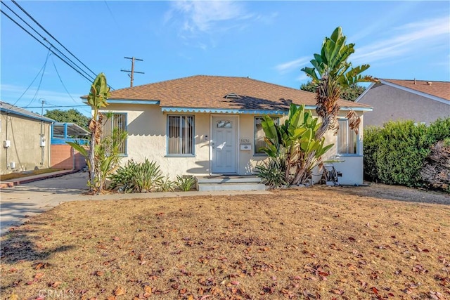 view of bungalow-style house