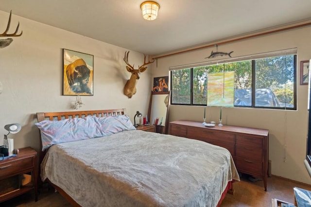 bedroom featuring multiple windows