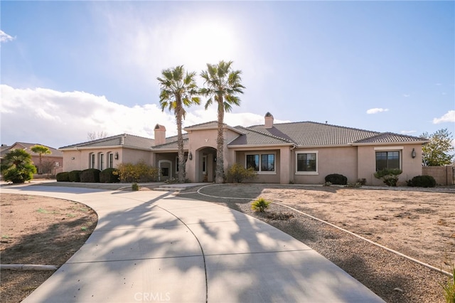 view of mediterranean / spanish house