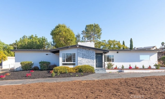 view of ranch-style home