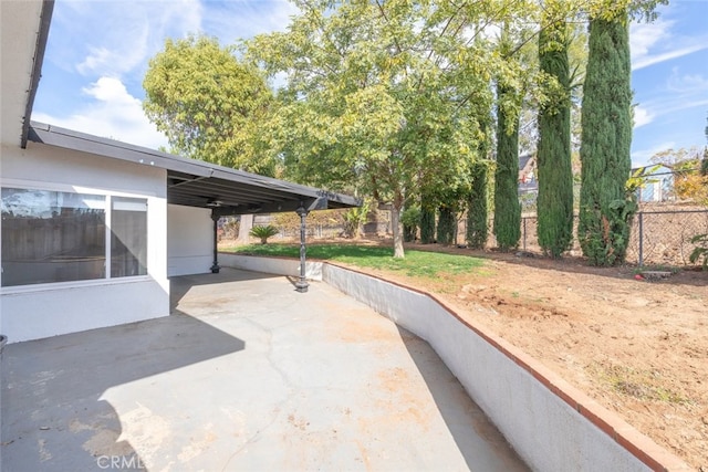 view of patio