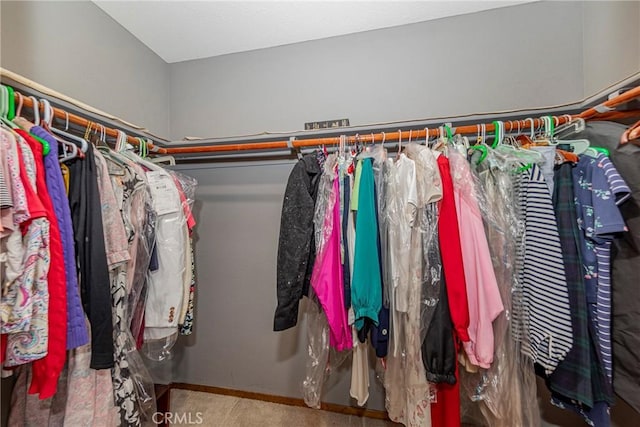 view of spacious closet