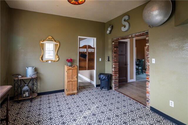 interior space featuring light wood-type flooring