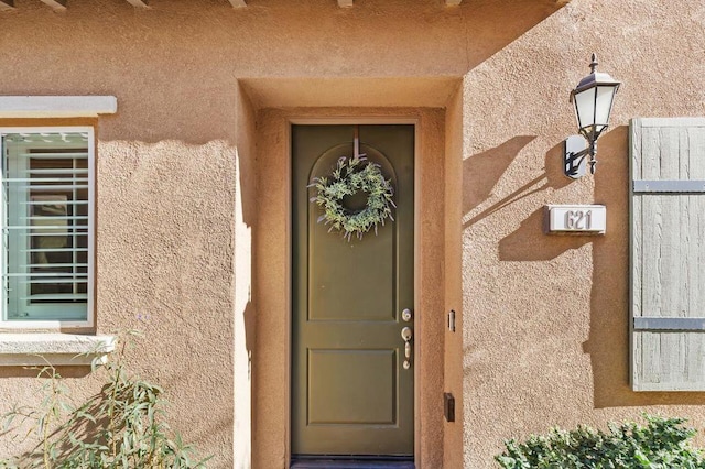 view of entrance to property