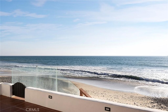 water view with a beach view