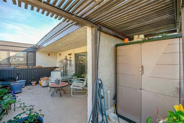 view of patio