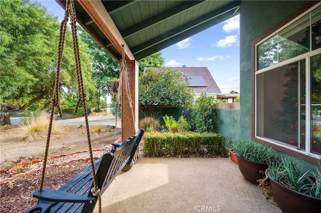 view of patio