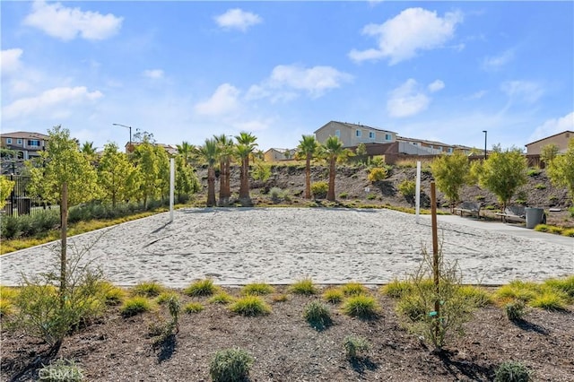 view of property's community with volleyball court