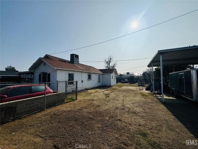 7805 Panama Rd, Lamont, CA 93241 - view of home's exterior featuring central AC