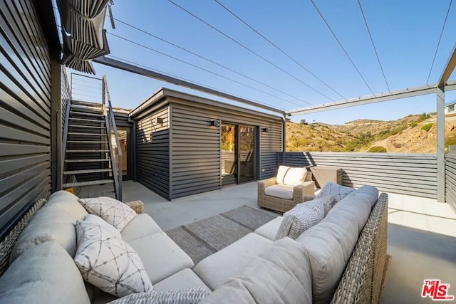 view of patio / terrace with outdoor lounge area