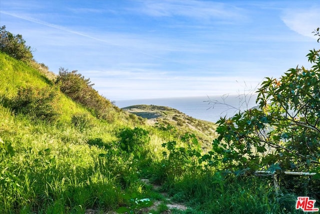 property view of mountains with a water view