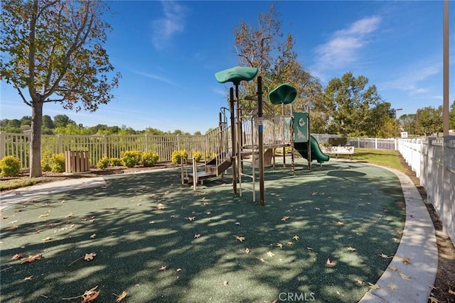 view of jungle gym