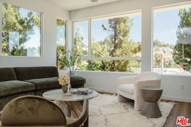 sunroom with a wealth of natural light