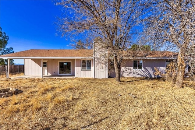 view of rear view of house